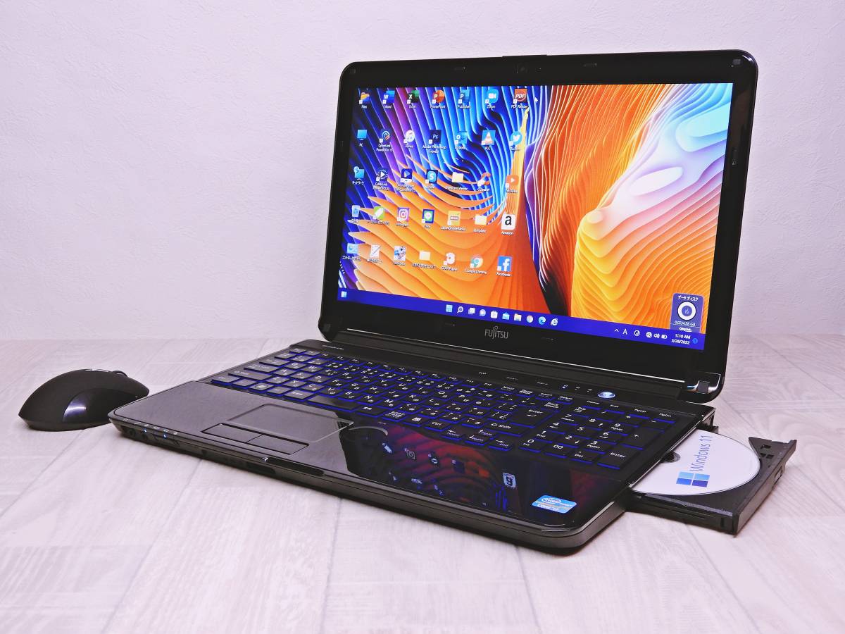 富士通 LIFEBOOK AH56/H☆爆速新品SSD512GB+Bluetooth 5.0☆Win11Pro