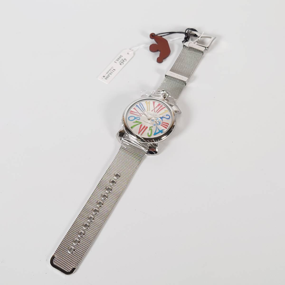 未使用 GaGa MILANO MANUALE SLIM 5080.1 腕時計 メンズ クォーツ 46mm