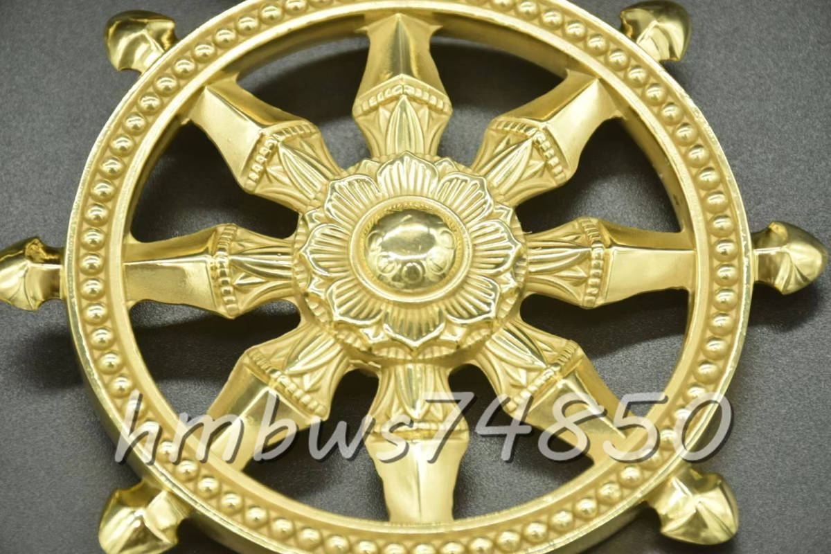 密教法具 寺院仏具」護摩用仏具 大型 羯磨&輪宝 5点セット仏具 密教法具 寺院仏具」護摩用仏具 大型 羯磨&輪宝 5点セット仏具