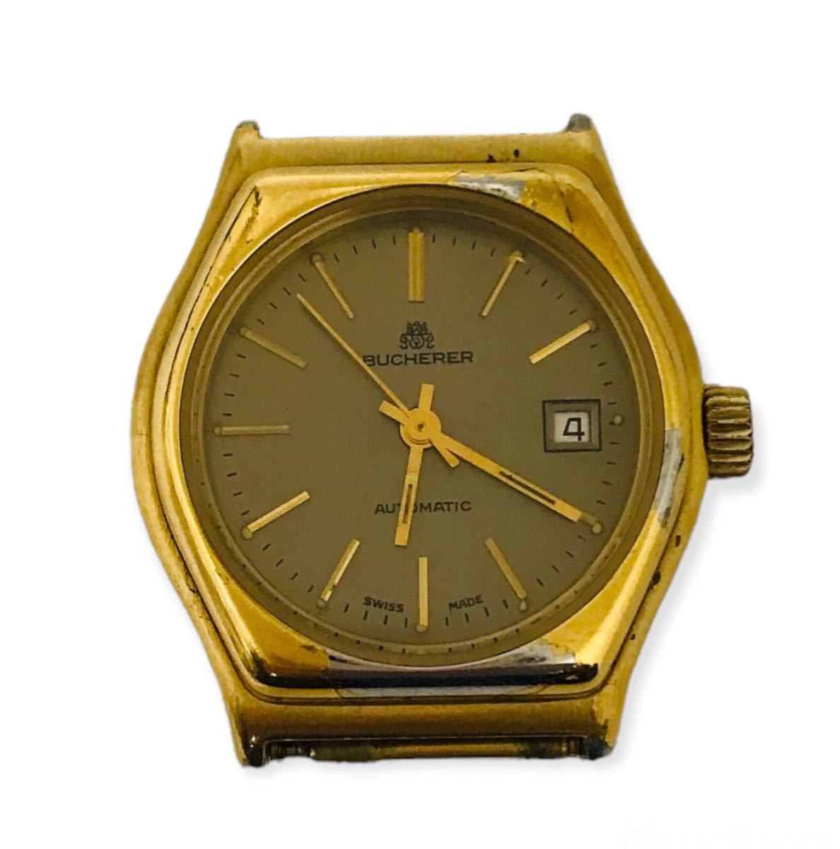 ★超希少★ BUCHERER カール F ブヘラ 自動巻き レディース 腕時計 稼働品 スイス製 アンティーク ヴィンテージ