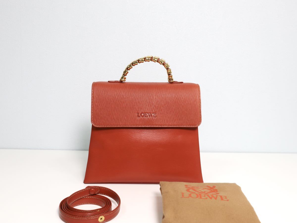 ☆1円〜美品LOEWEロエベベラスケス|2wayショルダーバック