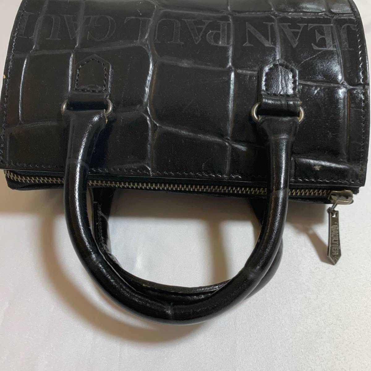 Jean Paul GAULTIER ジャンポール　ゴルチエ ゴルチェ　ミニ　バッグ　bag カバン　鞄　かばん　クロコ　2ways　shoulder bag archive_画像5