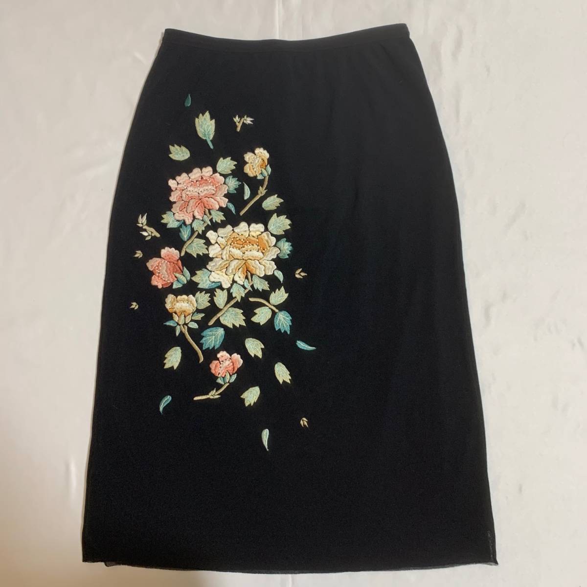 vivienne tam ヴィヴィアンタム　花柄　刺繍　スカート　skirt archive アーカイブ