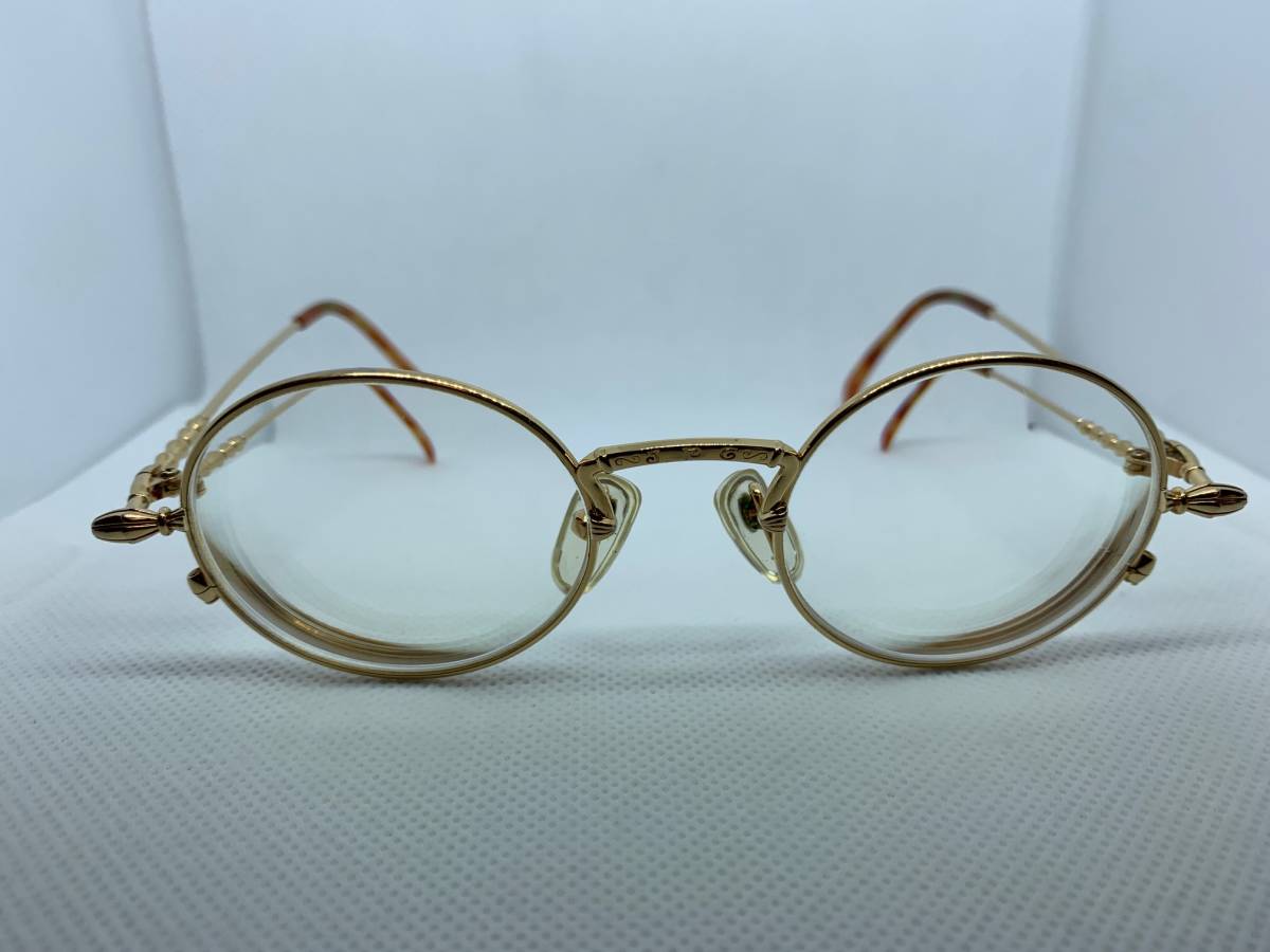 Jean Paul GAULTIER ジャンポール　ゴルチエ ゴルチェ　サングラス　メガネ　めがね　眼鏡　sunglasses eyewear archive gold frame_画像1