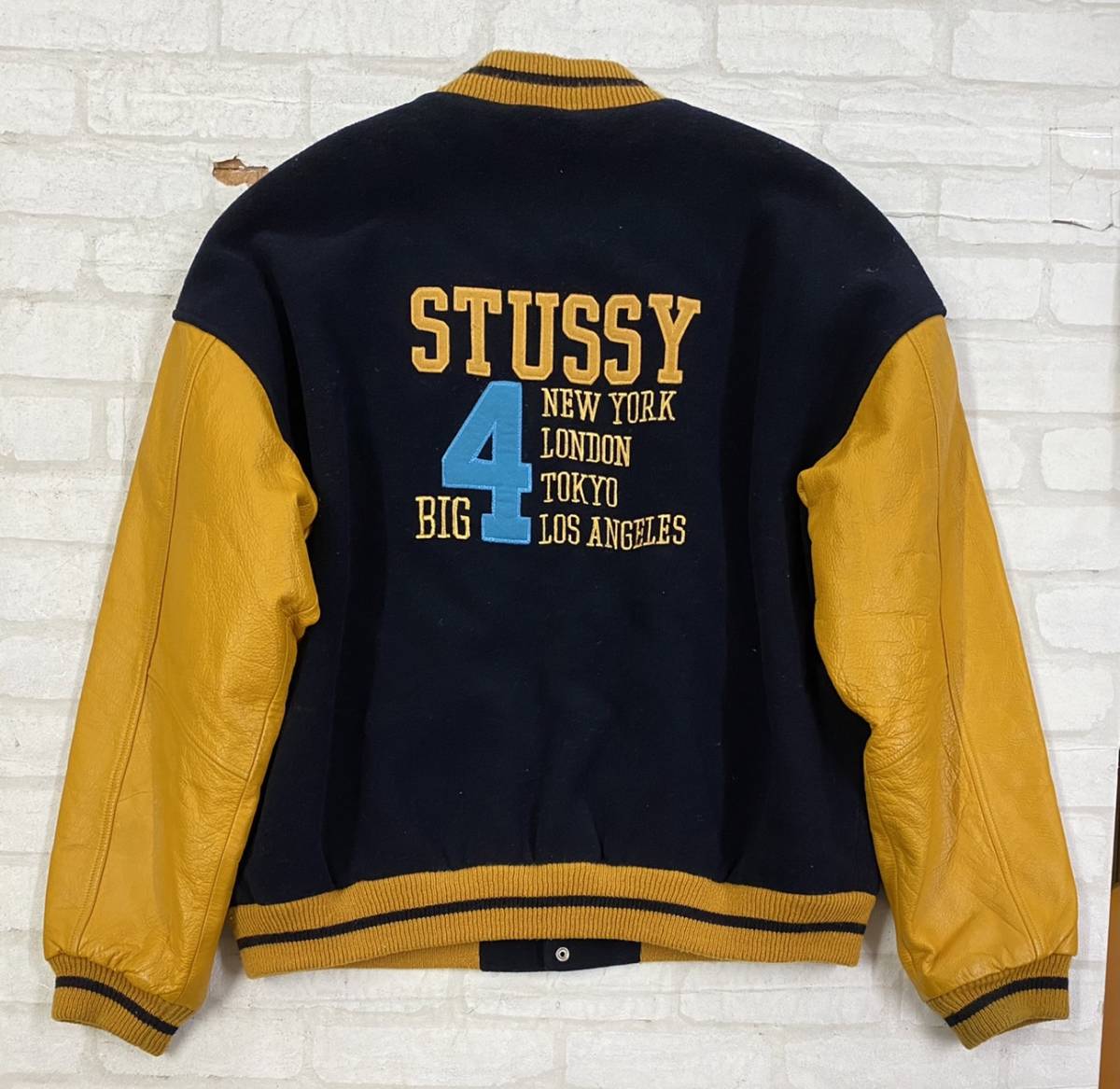 驚きの値段 Stussy alter-office.ru 4大都市 BIG4 Stussy M スタジャン