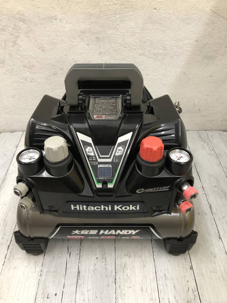 日立工機(ハイコーキ) エアーコンプレッサ EC1445H2 ホワイト 高圧常圧