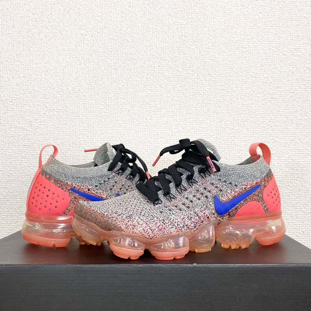 美品 希少 NIKE AIR VAPORMAX フライニット 2 23cm ナイキエアヴェイパーマックス ベイパーマックス 限定 942843-104 airmax モアテン 95_画像4