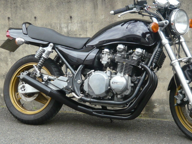 PRETTYRACING SPIDER KAWASAKI ゼファー750 ショート管 70π マフラー