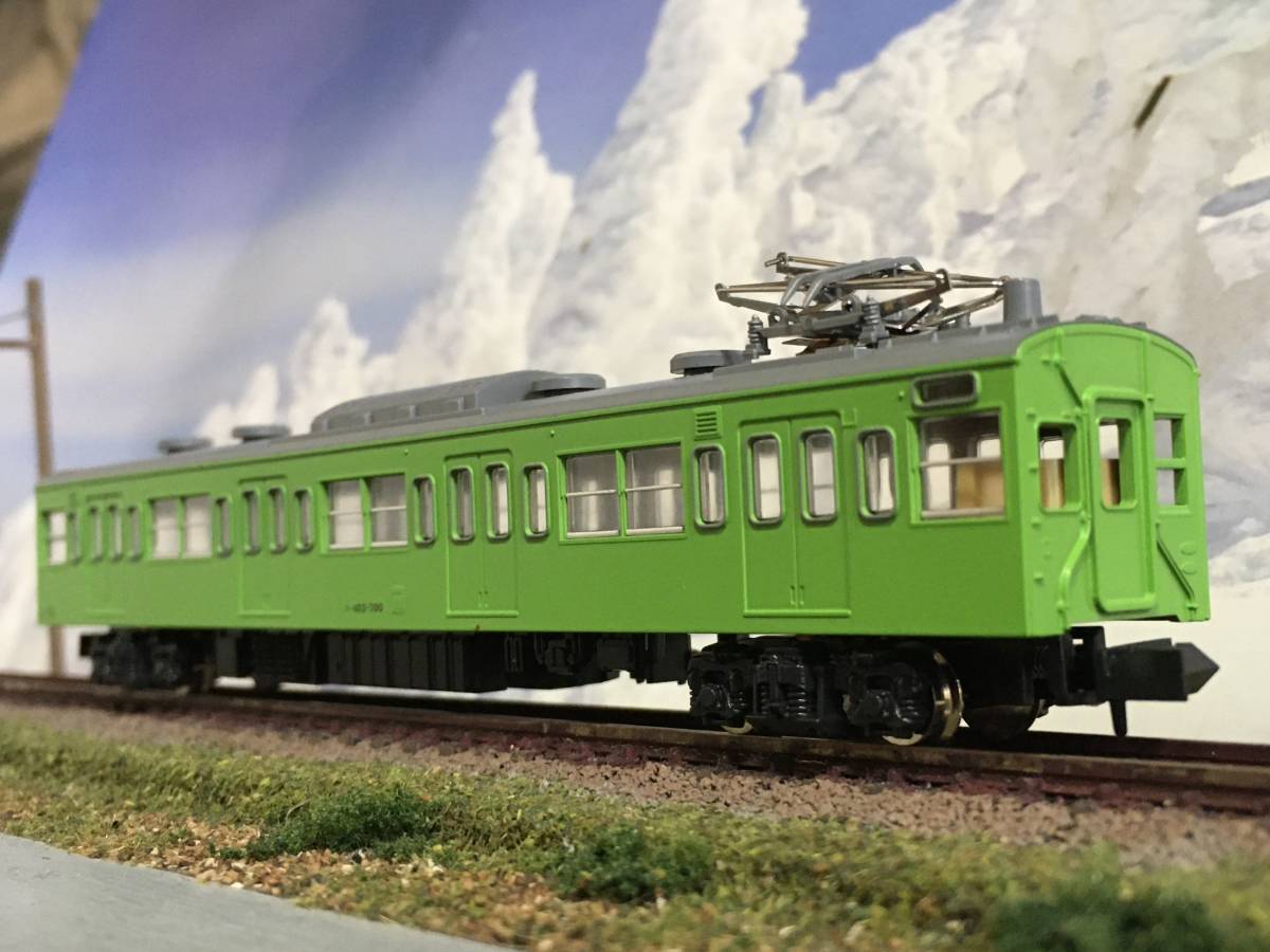 N012)KATO 103系 モハ103 パンタグラフ搭載車 ウグイス 山手線 関西線