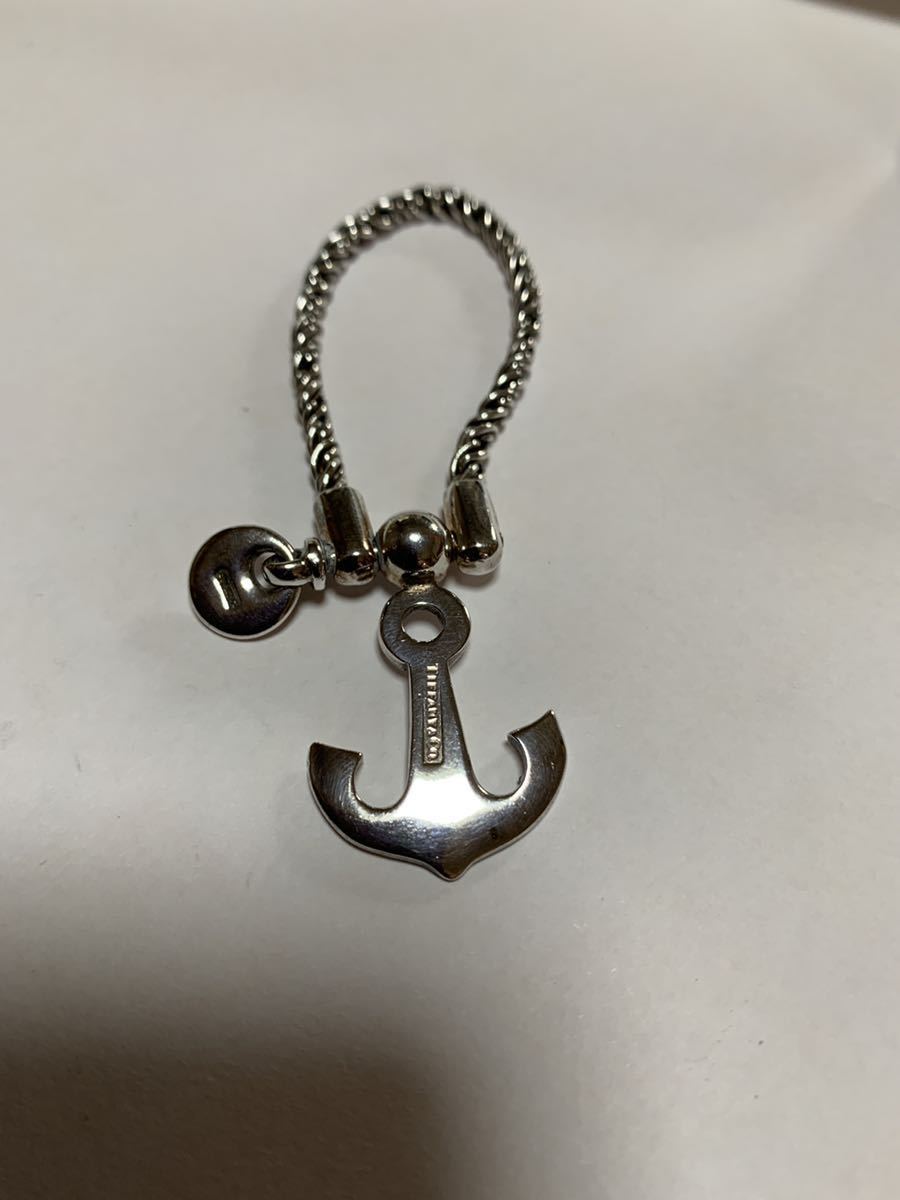 美品 Tiffany&Co. ヴィンテージ ティファニー アンカー キーリング