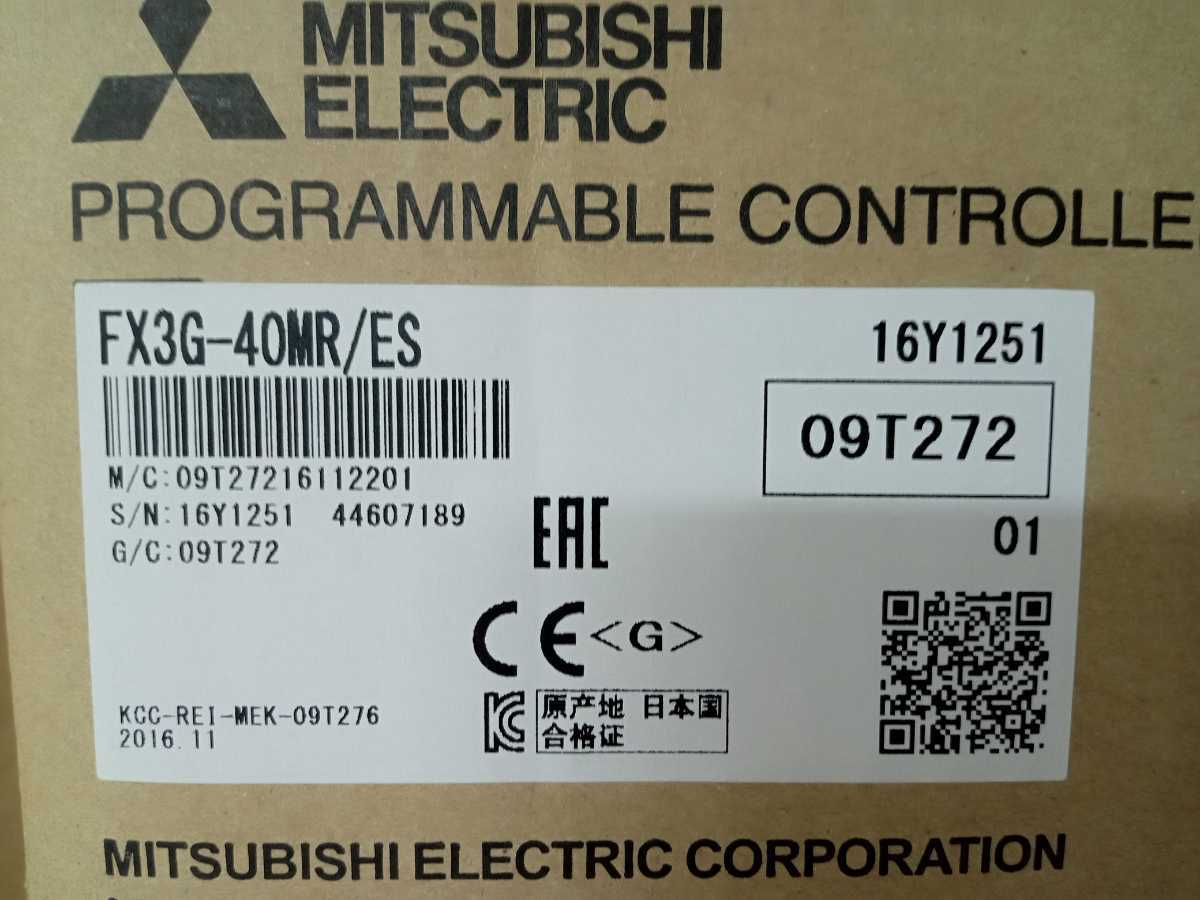 ☆MITSUBISHI☆ ミツビシ シーケンサー(2016 FX3G-40MR/ES