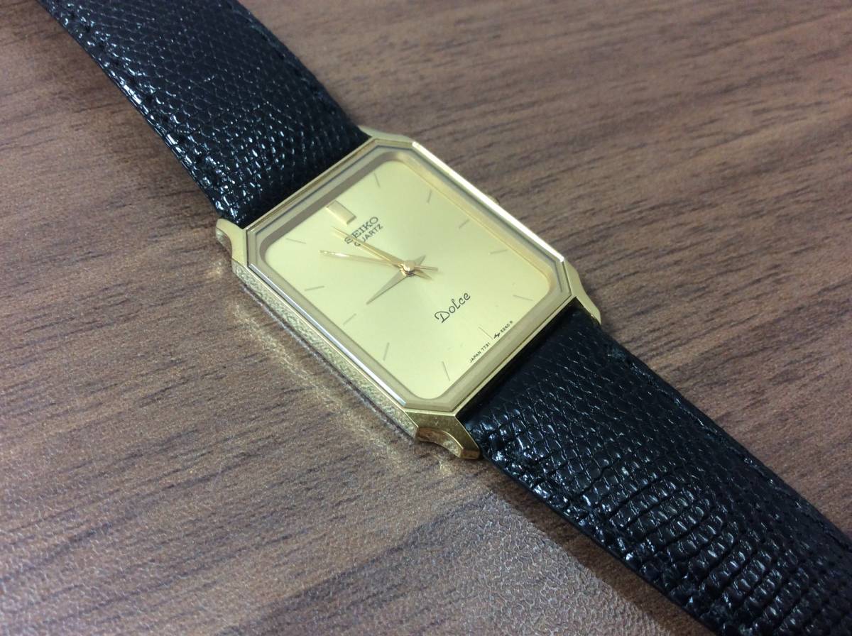 5410□SEIKO セイコー Dolce ドルチェ QZ クォーツ メンズ腕時計 7731 ...