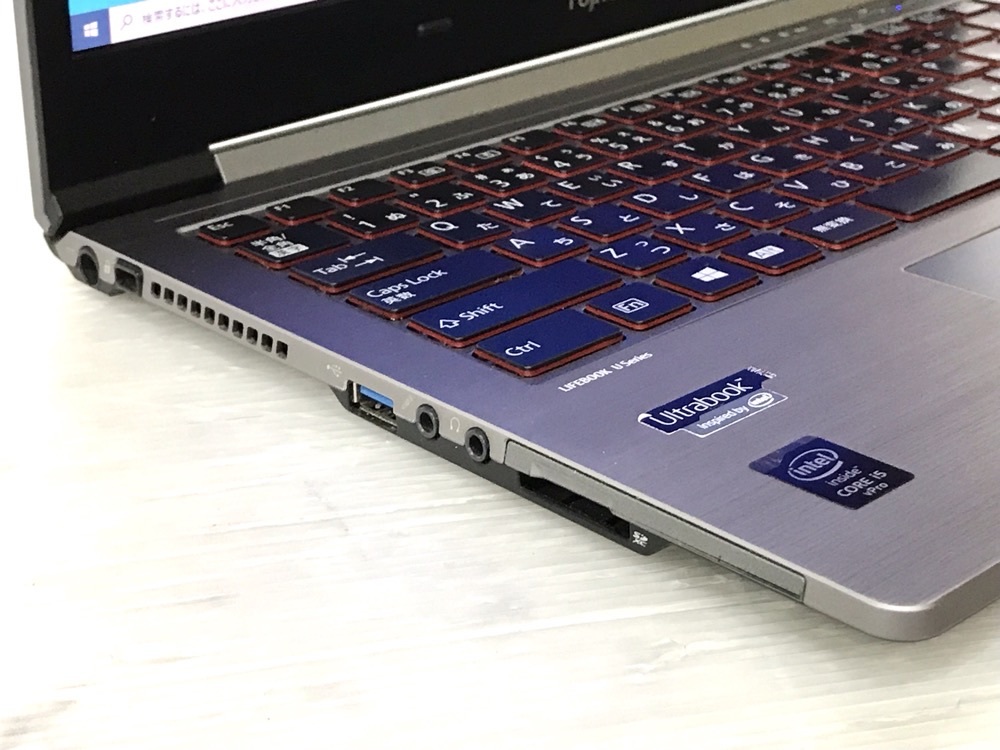 UNISEX S/M Webカメラ内蔵爆速SSD仕様Win 10搭載薄型富士通LIFEBOOK