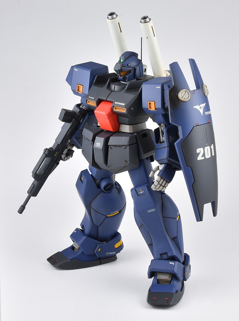 1/144【HGUC】ジムクゥエル／typeキャノン【塗装済み完成品】 - プラモデル