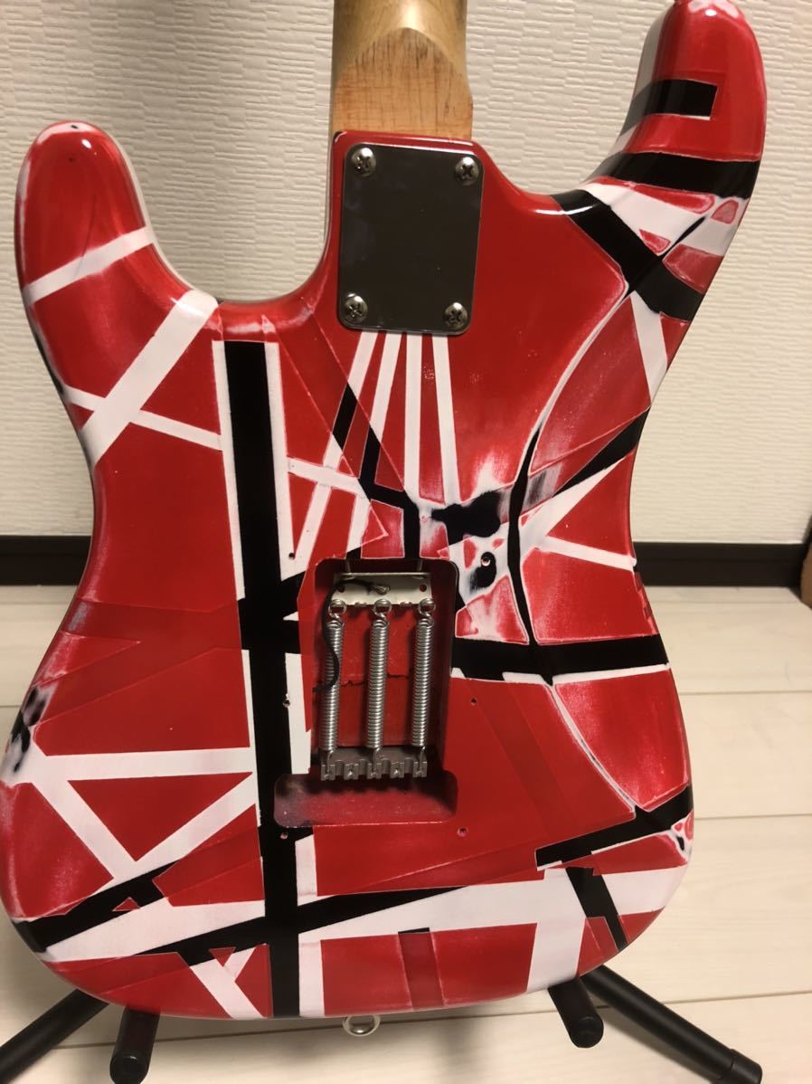 自作コンポーネントストラト EVH ヴァンヘイレン フランケン