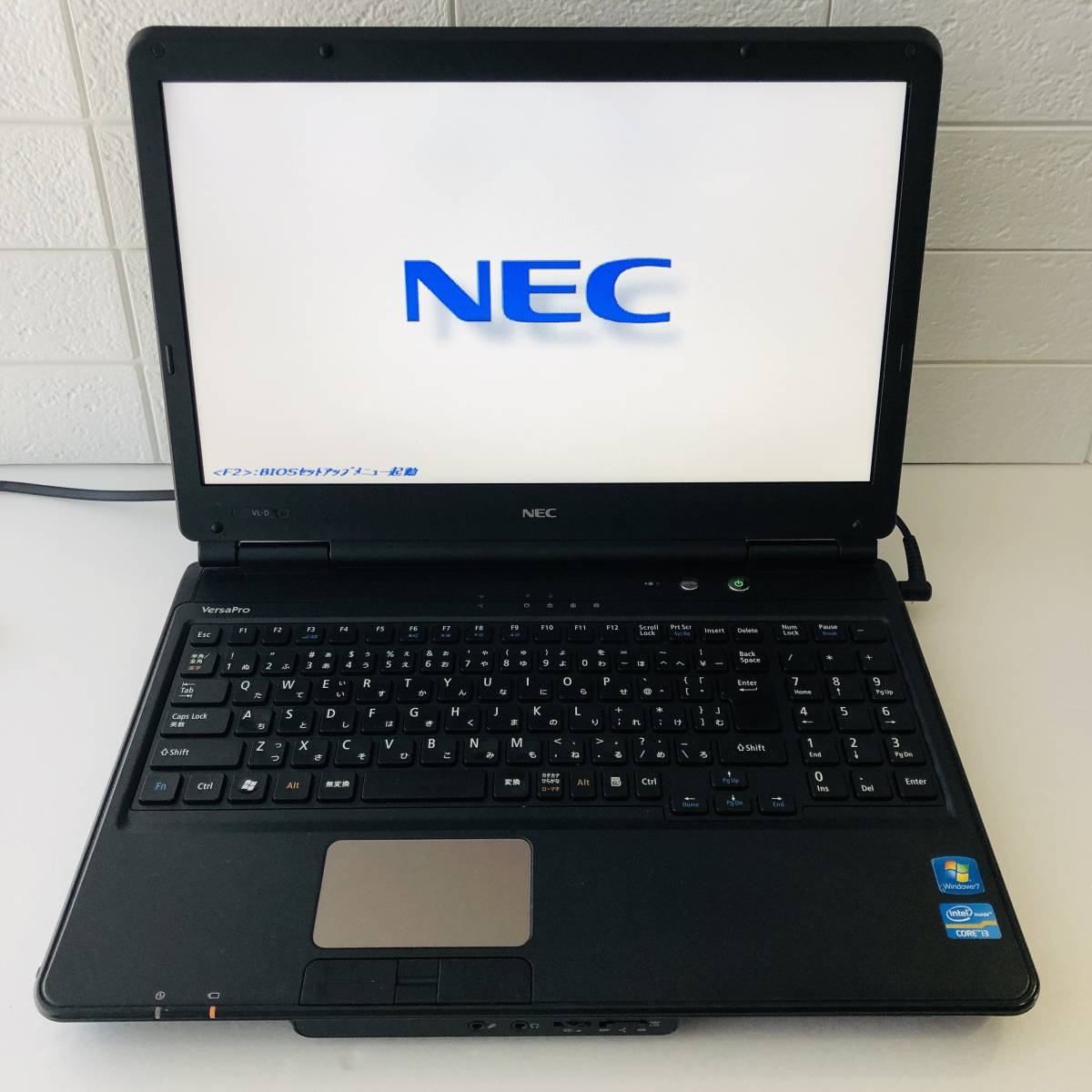 【ジャンクノートパソコン】NEC VersaPro/SSD128GB/i3-2330M/4GB/Wnidows10Pro/DVDドライブ搭載/Office/無線_画像1