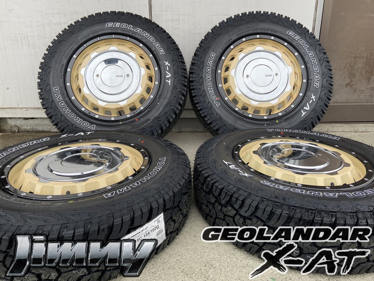 最安 鍛造 値下げしました!ジムニー ヨコハマ JA11 レイズ M/T JA22