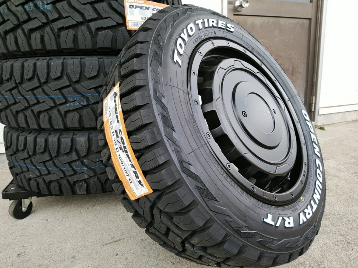 215/65R16 TOYO OPENCOUNTRY RT ハイエース200系 タイヤホイールセット 16インチ SwaGGer_画像4