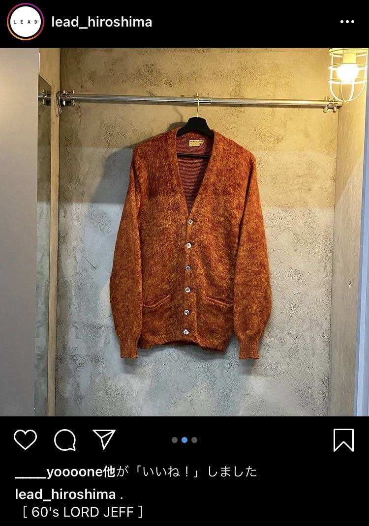 ☆ 50's 60's Lord Jeff Baggy Shag vintage ヴィンテージ モヘア