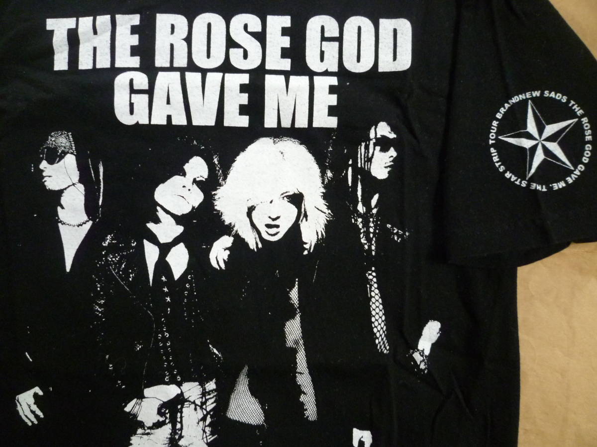 SADSサッズ THE STAR STRIP TOUR 2001ツアーTシャツ清春ブラック SADSサッズ THE STAR STRIP TOUR 2001ツアーTシャツ清春ブラック