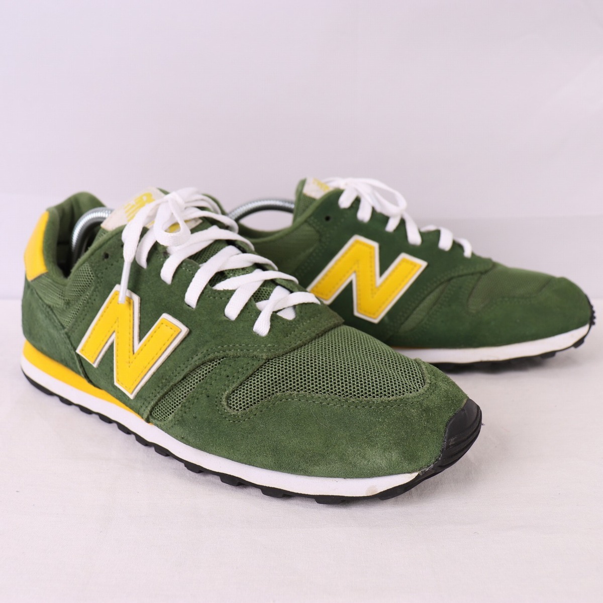 373 ニューバランス 28 0cm New Balance 緑 グリーン 黄色 白 古着 スニーカー メンズ Yy4574 28 0cm 売買されたオークション情報 Yahooの商品情報をアーカイブ公開 オークファン Aucfan Com