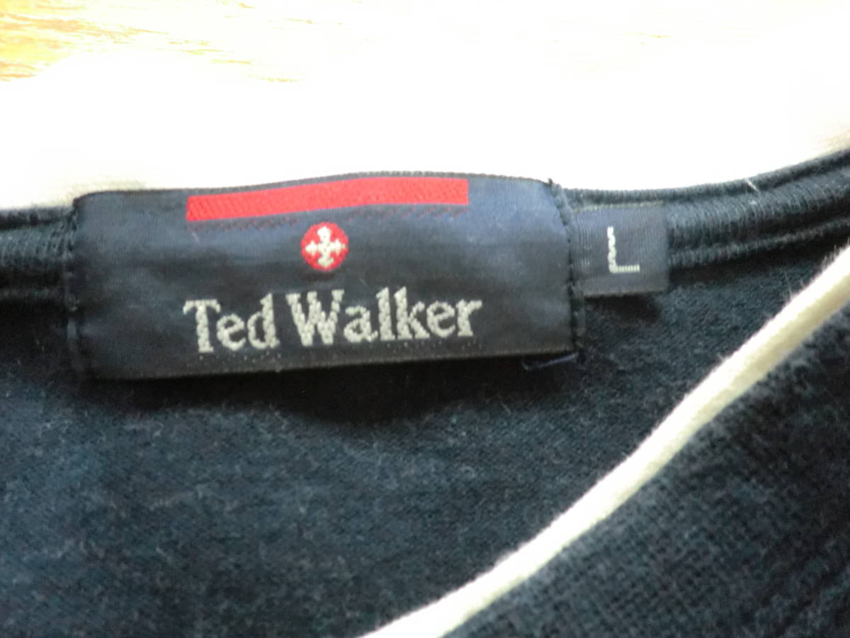 Ted Walker テッド ウォーカー Tシャツ ネイビー L ヴィンテージ ビンテージ_画像3