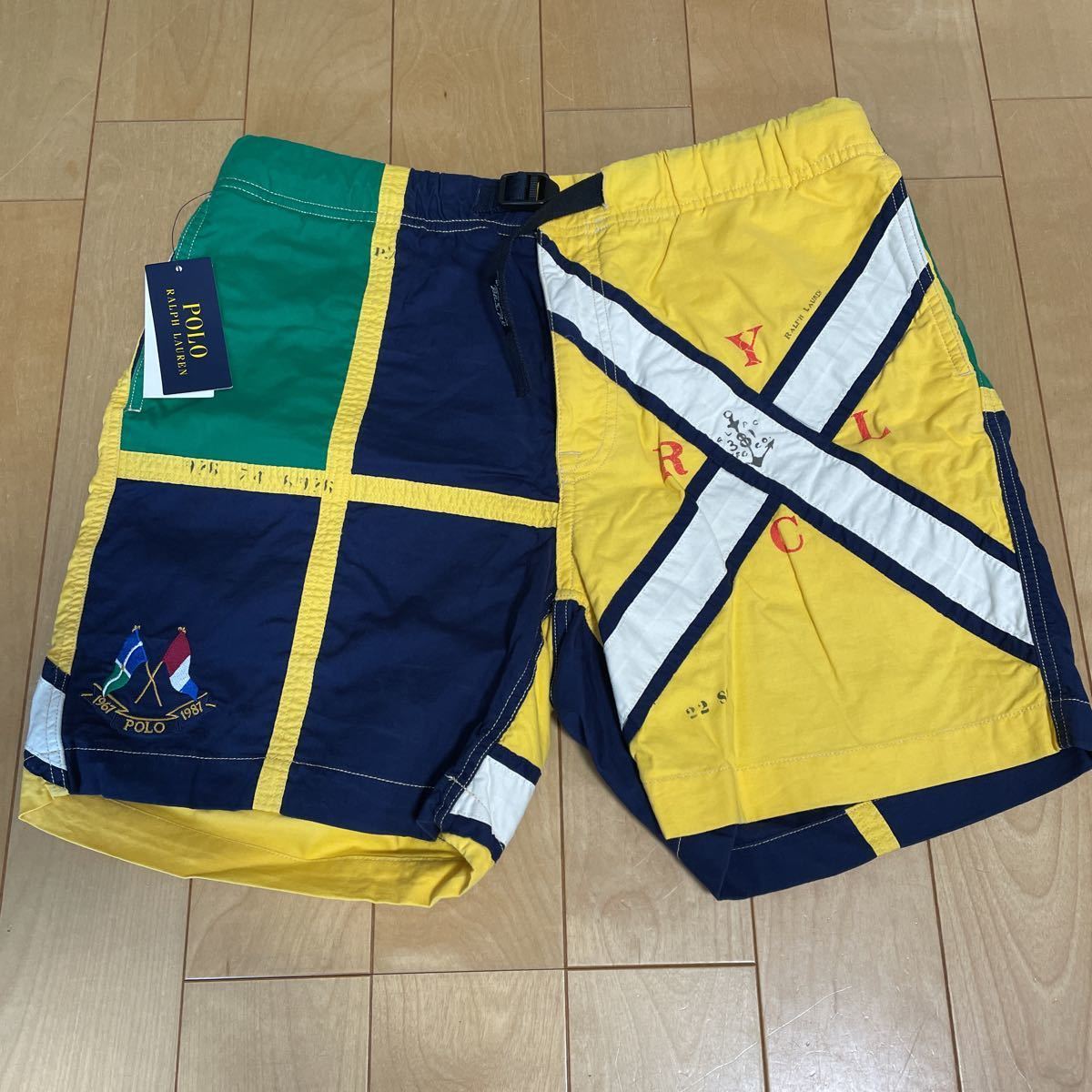 新年の贈り物 LAUREN RALPH POLO ポロ L ショートパンツ クロス