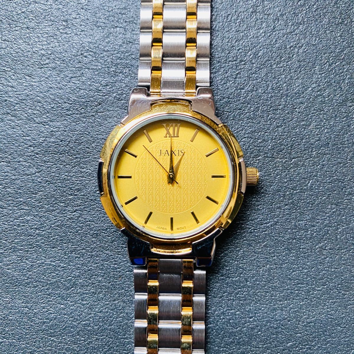 日本制 新品未使用 サン・フレイム 男女兼用 アナログウォッチ シンプルで見やすい時計 腕時計
