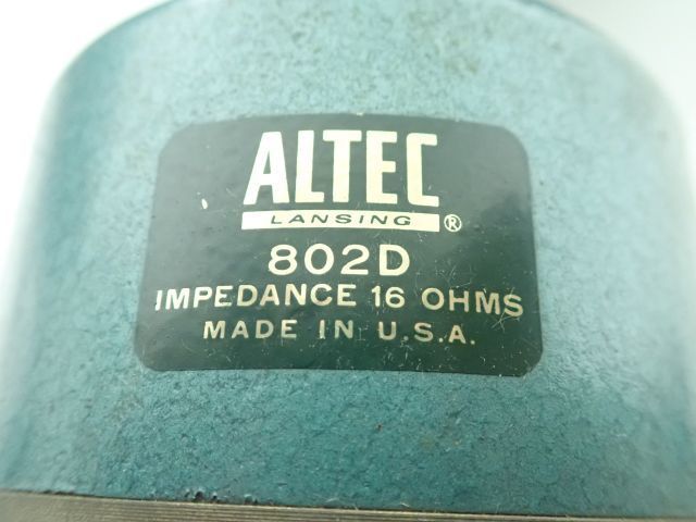 ALTEC アルテック ドライバー 802D + ホーン H-811B + ALTEC アルテック ドライバー 802D + ホーン H-811B +