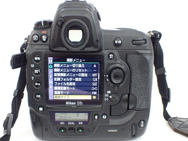 Nikon D3S フルサイズCMOSセンサー搭載デジタル一眼レフカメラ 元箱/説明書付き ニコンFXフォーマットフラグシップ △ 655E2-1_画像5
