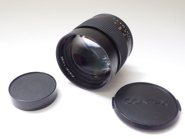 外観良品 CONTAX (Carl Zeiss) Planar 85mm F1.4 T* MMJ コンタックス プラナー Y/Cマウント 中望遠単焦点レンズ ￡ 65570-10