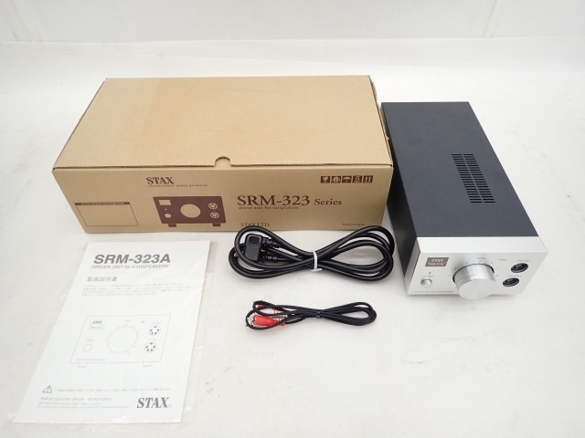美品/元箱】STAX スタックス ヘッドホンアンプ SRM-323A 動作品
