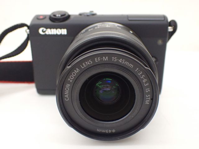 外観良好 Canon EOS M100 キャノン ミラーレス一眼カメラ ダブルズーム 