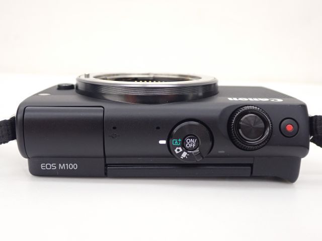 外観良好 Canon EOS M100 キャノン ミラーレス一眼カメラ ダブルズーム 