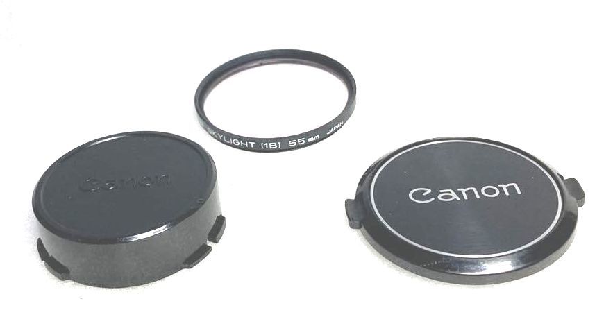 ★完動・美品★CANON A-1 ボディ+Canon FD 50mm F1.8 S.C.レンズセット 前後レンズキャップ・フィルター付 安心の動作確認済_画像8