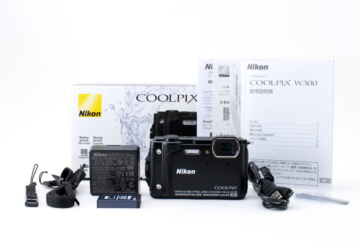 Nikon ニコン COOLPIX W300 アウトドアコンパクトデジタルカメラ 1679万画素 AF自動追尾機能 顔認識 #6240