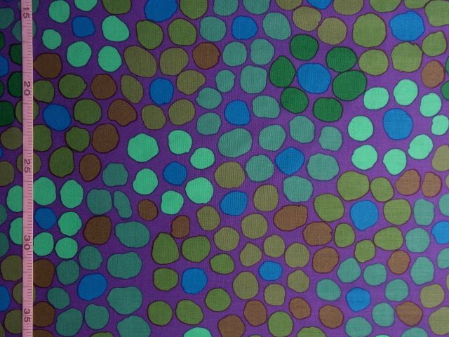 ★Kaffe Fassett(ケイフ・ファセット)♪Flower Dot：フラワードット１９８２♪110×30★【NE1718-B】_【ケイフ・ファセット】コレクション