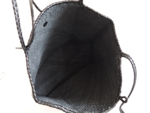 JURGEN LEHL Jurgen Lehl .. leather go-to mesh tote bag black 