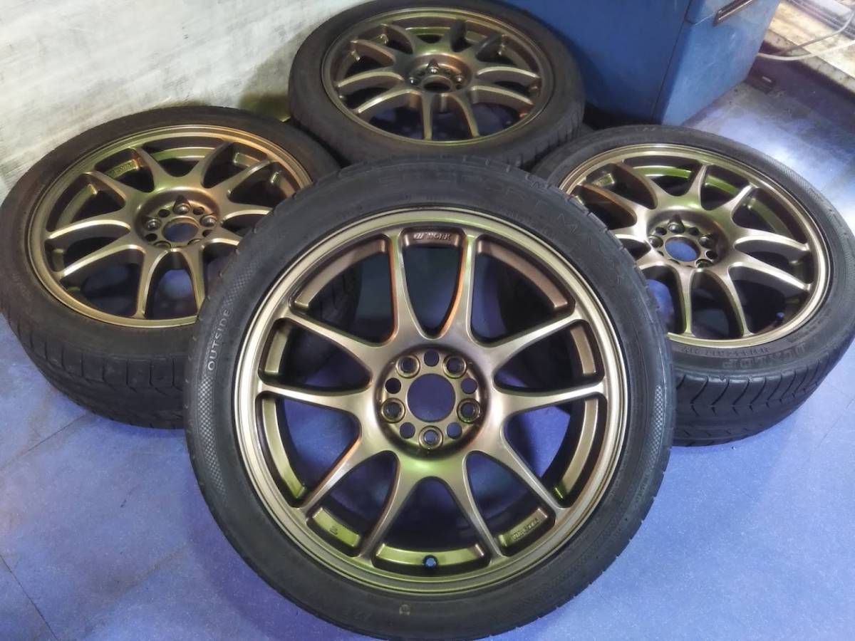 WORK ワーク PCD100【タイヤ有】プリウス 86 ハチロク インプレッサ