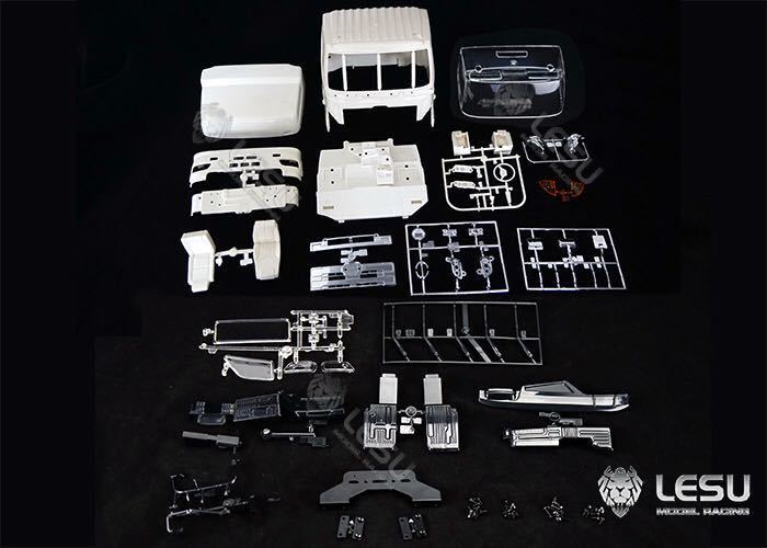 新品 メッキバンパーセット LESU タミヤ 1/14 トラック用 日野
