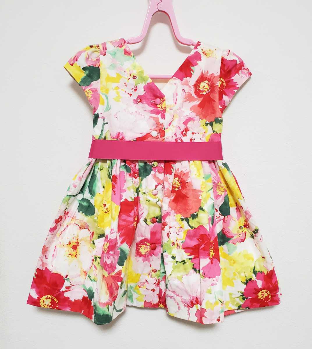 yhs80[12M/80] beautiful goods Ralph Lauren floral print One-piece 