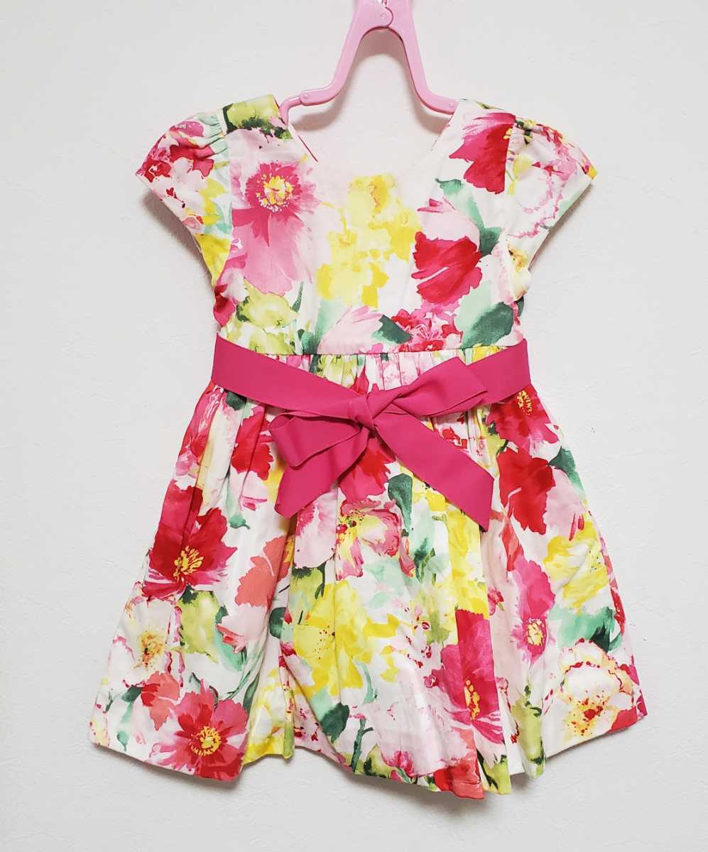 yhs80[12M/80] beautiful goods Ralph Lauren floral print One-piece 