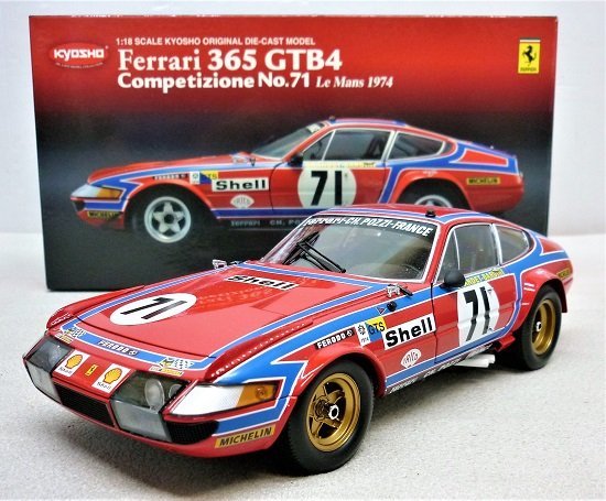 1/18 京商 フェラーリ 365GTB/4 デイトナ コンペティツィオーネ-