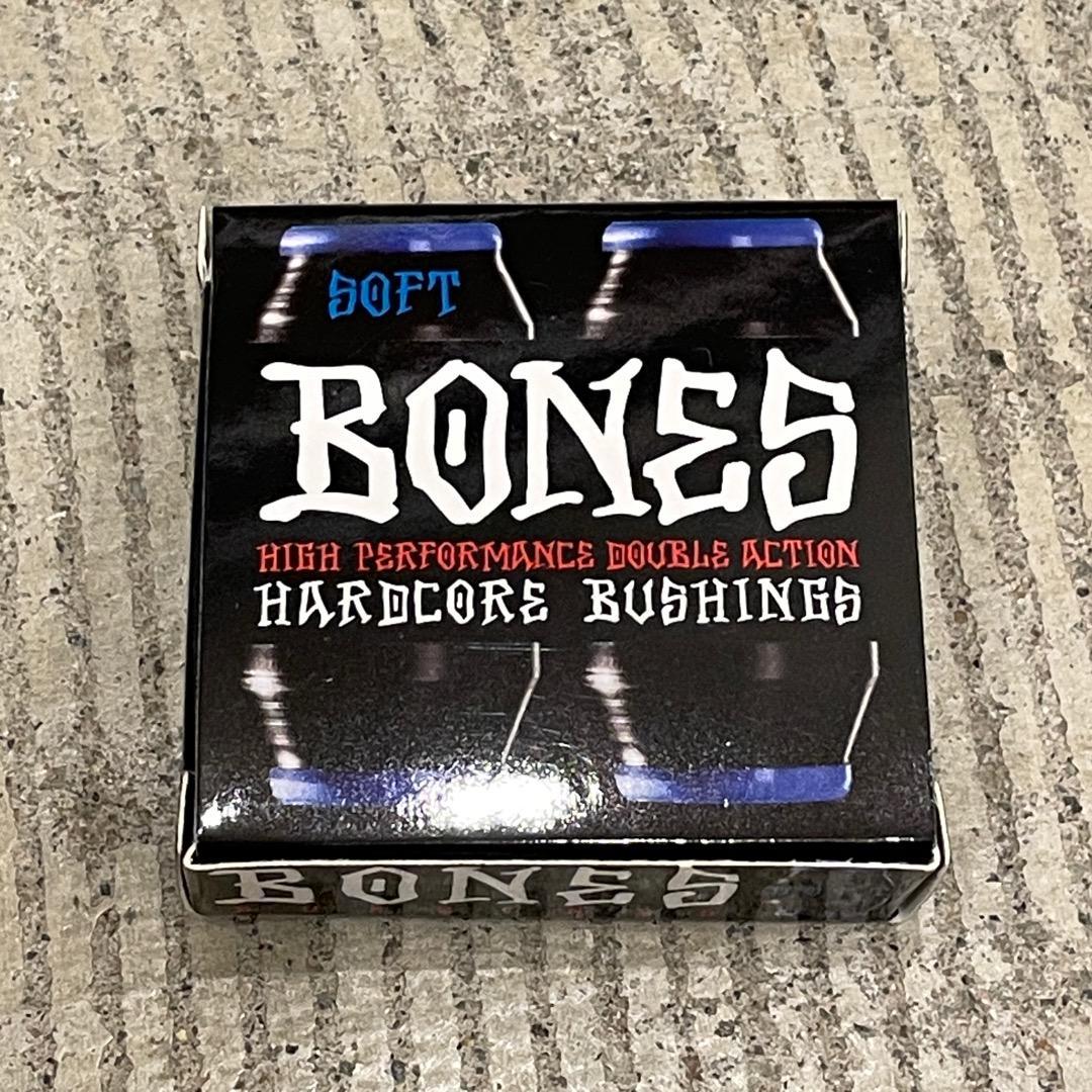 新品 ボーンズ ブッシュゴム ソフト ブラック 黒 BONES HARDCORE BUCHINGS BLACK SOFT スケボー スケートボード トラック3_画像2