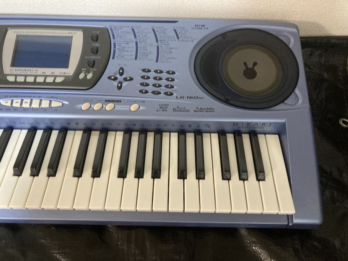 数回使用のみ 動作品 CASIO/カシオ キーボード LK-160PC 100 数回使用のみ 動作品 CASIO/カシオ キーボード LK-160PC 100