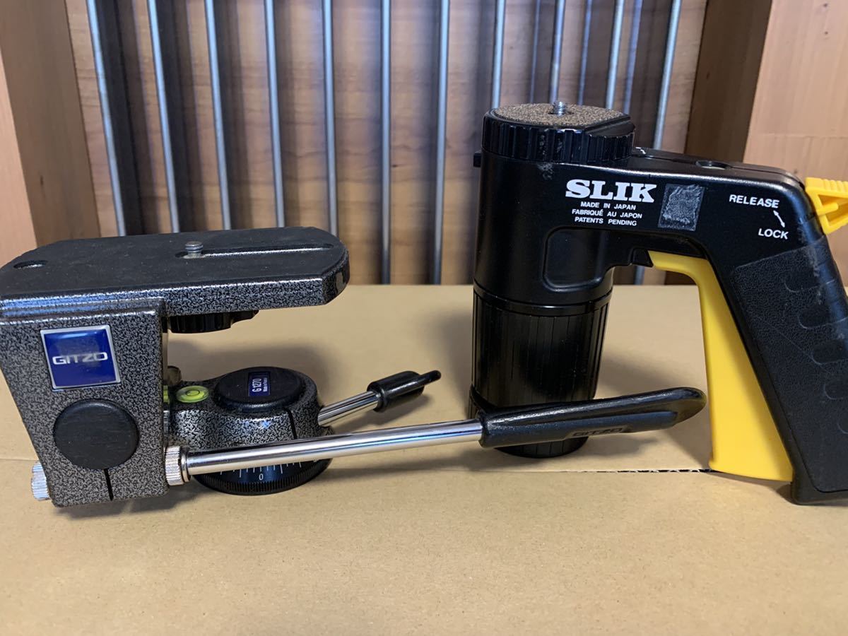 GITZO ジッツオ G322三脚雲台セット+G1270ロープロファイル雲台+SLIK