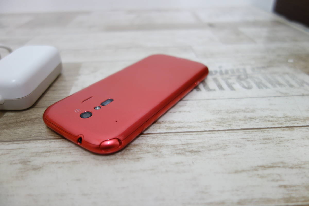 美品 docomo らくらくスマートフォン F-42A ピンク SIMロック解除済