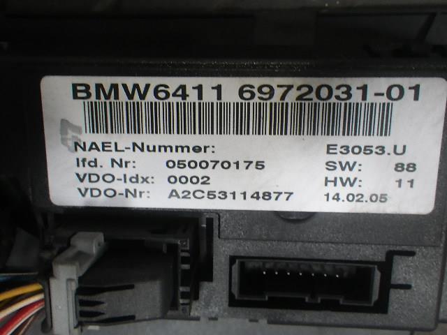 【KAP】143392 BMW 3シリーズ VB25 エアコンスイッチパネル_画像3