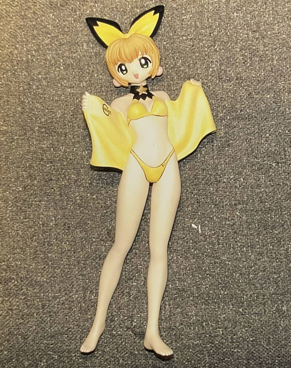 on the beach-R マクギリス ガエリオ カルタ 胸像 レジン ガレキ 1/5.5~1/6 ガレージキット 黄色い 水着の女の子 美少女 Free-X