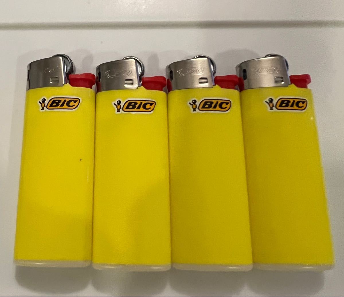 BIC MINI lighter J25 入手困難 4本 黄 ミニライター 新品未使用品